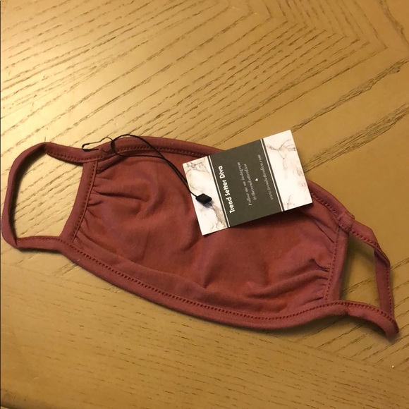 2 for $20! Marsala print face mask - Picture 3 of 10